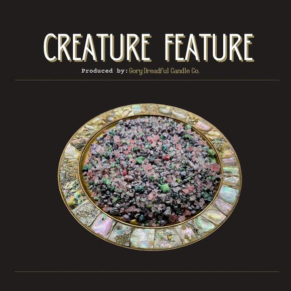 Creature Feature Sizzling Room Salt: Cedar Leather Sandal Floral Musk Scent - Picture 4 of 11